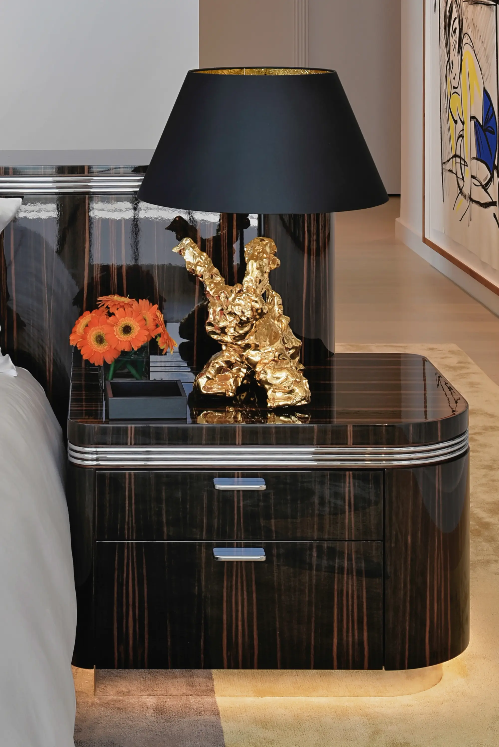 Faena House Penthouse designed by Wetzel-Brown Designs Amsterdam faena house art-deco interior design