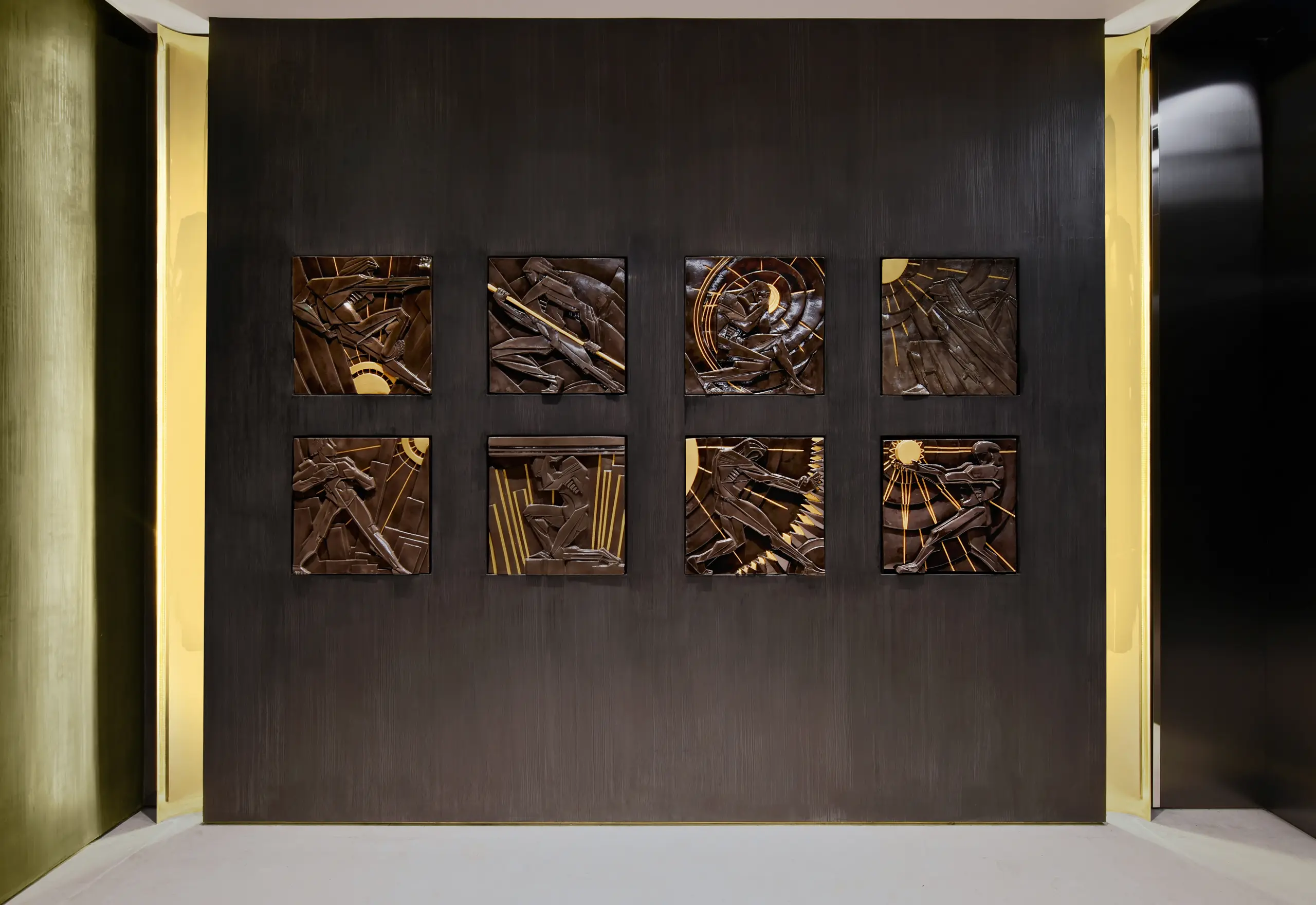 miami-faena-house-elevator-entry- art-deco miami faena house elevator entry art deco - interior design by Wetzels Brown