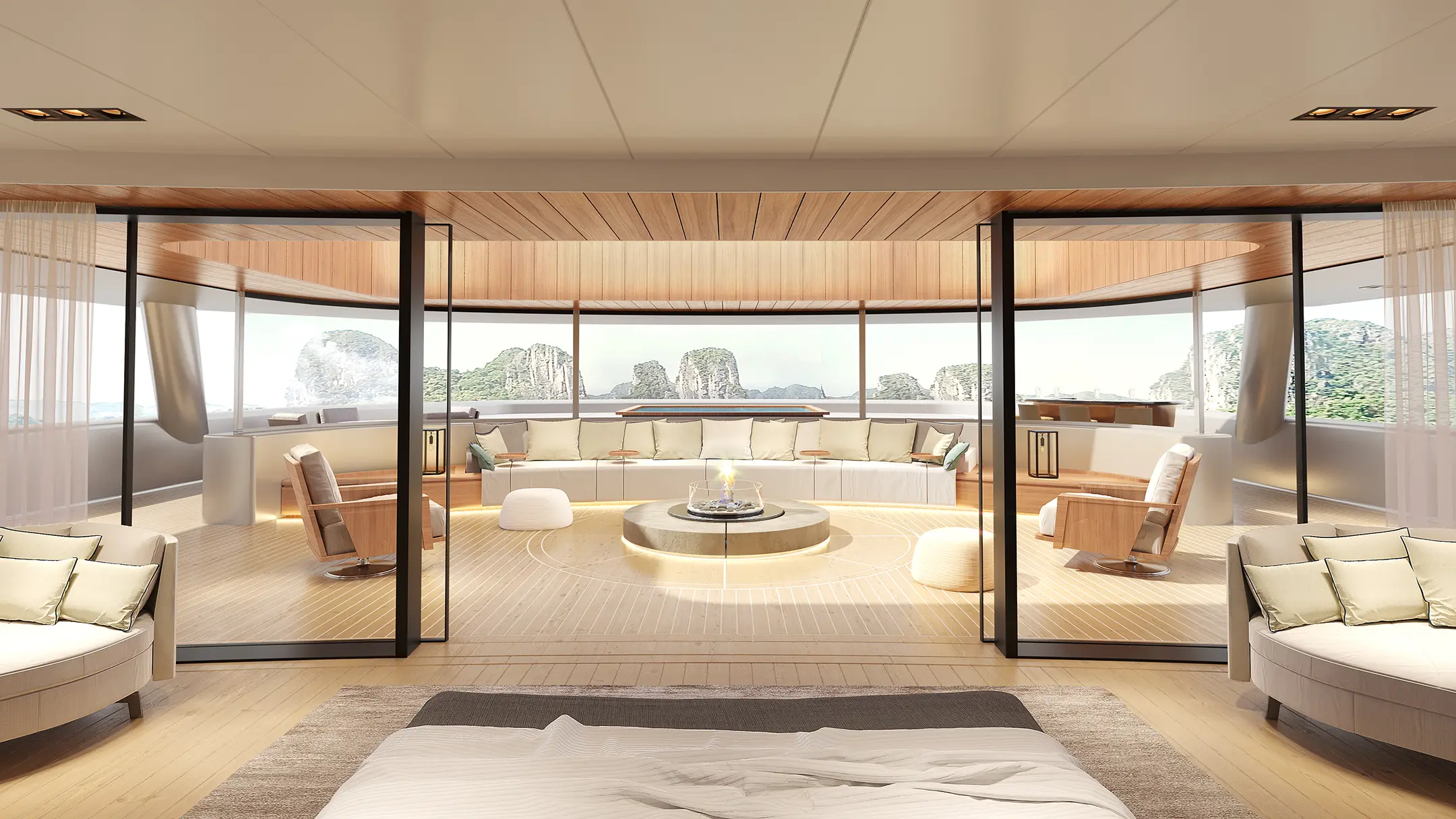 chrisco-sailing-yacht award winning sky deck design